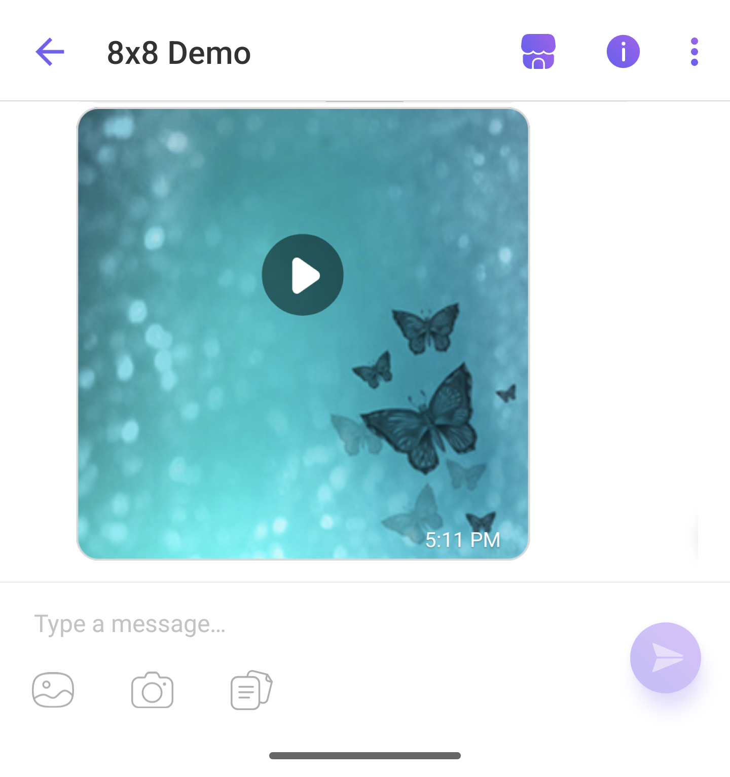 Viber Video Message Example